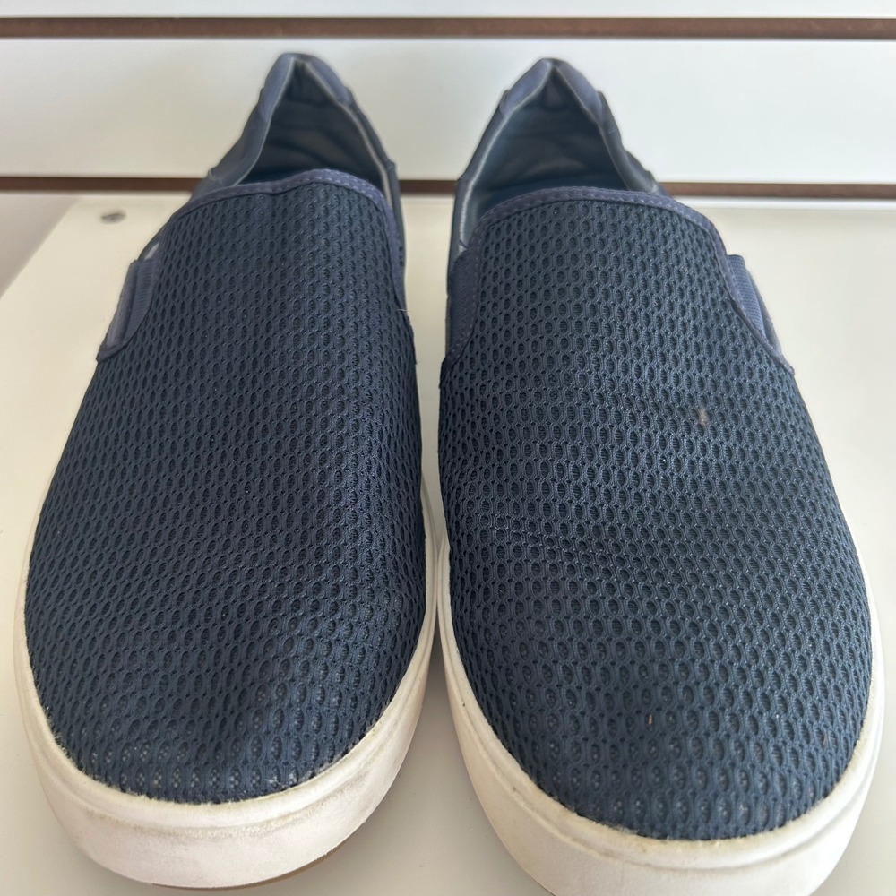 Olukai Lae'ahi Mens Navy Blue Mesh Slip On Shoes Comfort Casual Sneakers size 13 - Picture 6 of 9